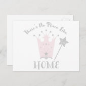 Geen plaats zoals thuis briefkaart (Voorkant / Achterkant)