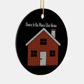 Geen plaats zoals thuis keramisch ornament (Rechts)