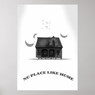 Geen plaats zoals thuis poster