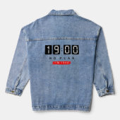 Geen plan denim jacket (Achterkant)