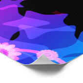 Geen plan is het beste plan | kleurrijke sterren poster (Hoek)