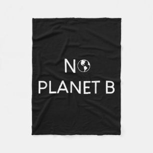 Geen planeet B milieubescherming _1 Fleece Deken