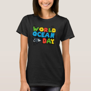 Geen Planet B World Planet Ocean Day Orka Splash P T-shirt