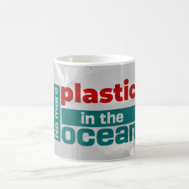 Geen plastic meer in de oceaan | Zeeverontreinigin Koffiemok