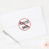 Geen plastic zakjes Sticker (Envelop)