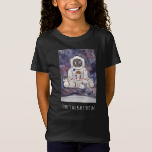 Geen plek als om - Kind stronaut T-shirt