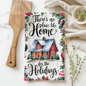 Geen plek als thuis voor de Feestdagen Theedoek