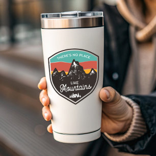 Geen plek zoals bergkamperen Afgesneden Sticker