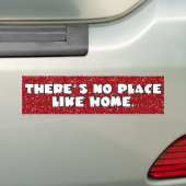 Geen plek zoals Home Oz Dorothy Bumpersticker (Op auto)
