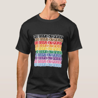 Geen Politie Bij Pride Lgbtq Inclusieve Regenboogv T-shirt