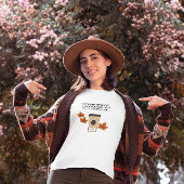 GEEN pompoen kruiden koffie val bladeren T-shirt