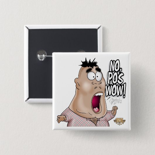 Geen Pos Wow Button (Voorkant /achterkant)