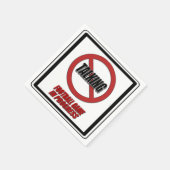 Geen praatjesspel in Football in het voortgangspap Servetten (Hoek)