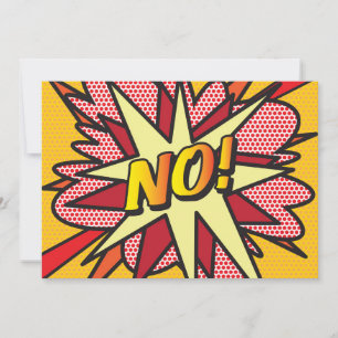GEEN Pret Retro Stripboek Pop Art Kaart