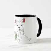 Geen prob-lama! Het is koffietijd! Cute Funny Llam Mok (Voorkant rechts)