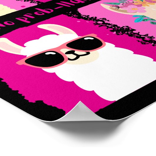 Geen prob-lama poster (Hoek)