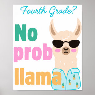 Geen prob-lama poster: 3e graad poster