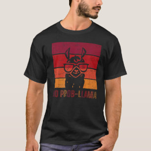 Geen Prob llama Animal Fur Alpaca Wool T-shirt