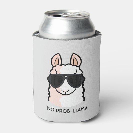 Geen Prob-Llama Blikjeskoeler (Blikje Voorkant)