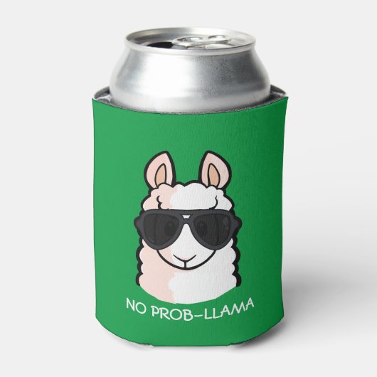 Geen Prob-Llama Blikjeskoeler (Blikje Voorkant)