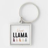 Geen Prob Llama | Goudtapels Sleutelhanger (Voorkant)