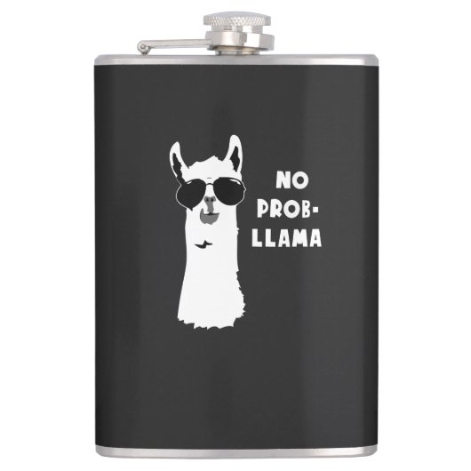 Geen Prob-Llama Heupfles (Voorkant)