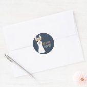 Geen Prob Llama Ronde Sticker (Envelop)