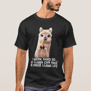 Geen Prob LLAma Schattige Alpaca Lama Geen Drama C T-shirt