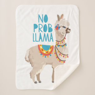 Geen Prob Llama Sherpa Deken