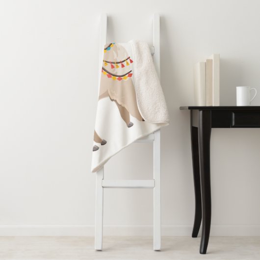 Geen Prob Llama Sherpa Deken (In situ)