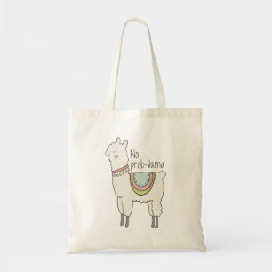 Geen Prob Llama Tote Bag