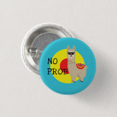 Geen probleem (geen probLlama) Ronde Button 3,2 Cm (Voorkant /achterkant)