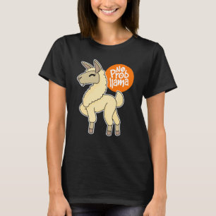Geen probleem Lama Grappige Lama liefhebber Alpaca T-shirt