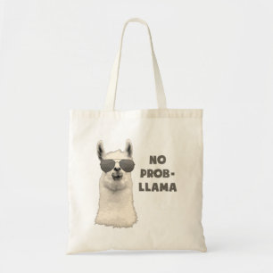 Geen probleem Llama Tote Bag
