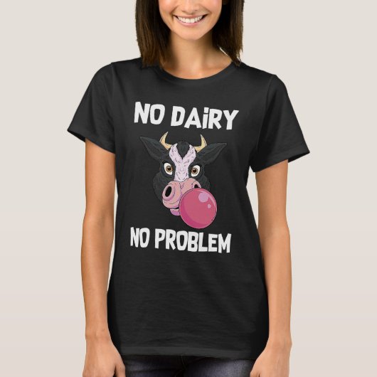 Geen probleem met Vegan Vegetarian I Love Veggie T-shirt (Voorkant)