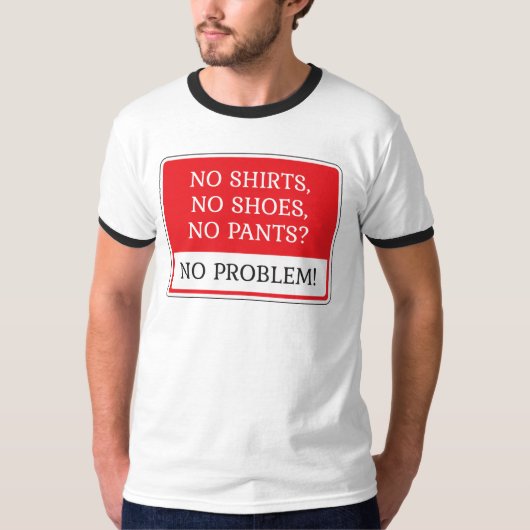 Geen probleem! t-shirt (Voorkant)