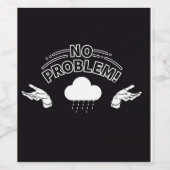 GEEN PROBLEEM WIJN ETIKET (Enkel label)