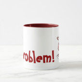 Geen probleemoplossing mok (Midden)