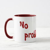 Geen probleemoplossing mok (Links)