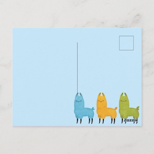 Geen ProbLlama Briefkaart (Achterkant)