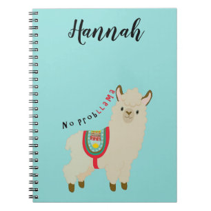 Geen ProbLlama Personnalised Notitieboek