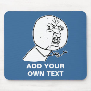 Geen rage-gezichtsveld muismat