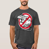 Geen Rat Sign Stop Sniting Pest Control Cool T-shirt (Voorkant)
