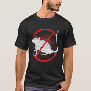 Geen rattenteken Exterminator Dierenbestrijding on T-shirt