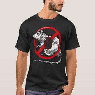Geen rattenteken Stop Snitching Pest Control Cool T-shirt