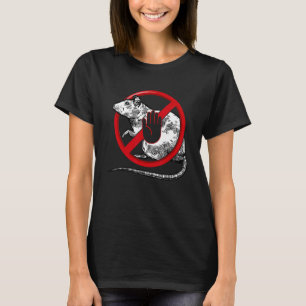 Geen rattenteken Stop Snitching Pest Control Cool T-shirt