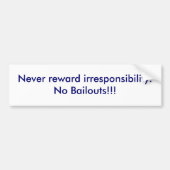 Geen reddingsoperaties!!! bumpersticker (Voorkant)