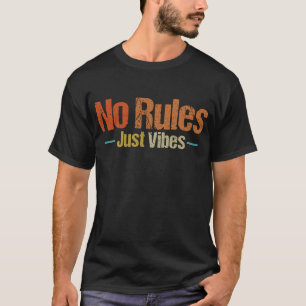 Geen regels alleen maar shirt van de Vibes,  zwart