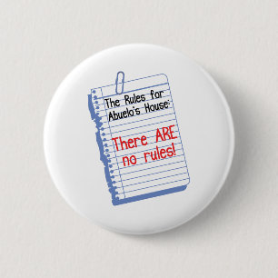 Geen regels in Abuelo&apos House Ronde Button 5,7 Cm