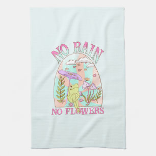 Geen regen, geen bloemen   Inspirerende bloemen &  Theedoek